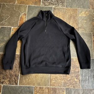 lululemon athletica Men's Black Zip-Up Sweater